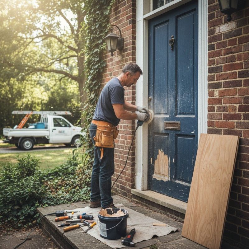 Local Home Front Door Repair pros at work